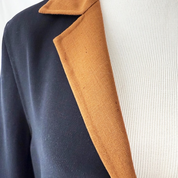 Vintage Piazza Sempione Long Wool Blazer Could also be worn as a dress Size 10 - Picture 4 of 12